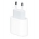 Cargador Apple MUVV3ZM Original 20W USB-C Brasil para iPhone - Blanco