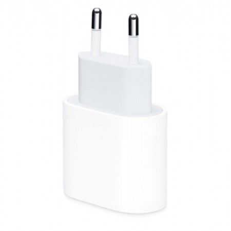 Cargador Apple MUVV3ZM Original 20W USB-C Brasil para iPhone - Blanco