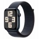 Apple Watch SE 2 MXEP3LL/A Caixa Alumínio 44mm Meia Noite - Loop Esportiva Meia Noite S/L