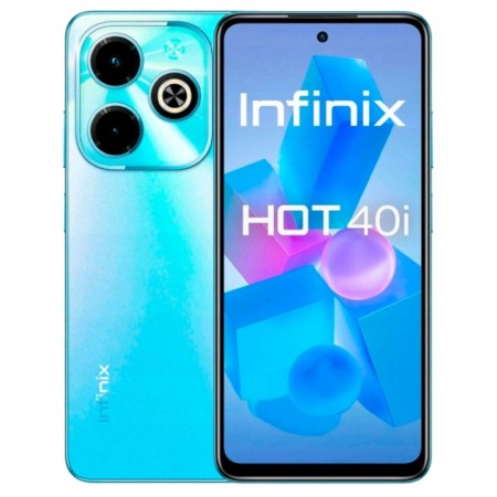 Celular Infinix Hot 40i X6528B 256GB /8GB RAM /Dual SIM /Tela 6.56 /Cam 50MP - Blue