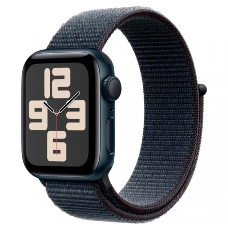 Apple Watch SE 2 MXEA3LL/A Caixa Alumínio 40mm Meia Noite - Loop Esportiva Meia Noite