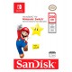 Cartão Memória Micro SD Sandisk 256GB/ 100MB/s (SDSQXAO-256G-GNCZN) -Nintendo Switch