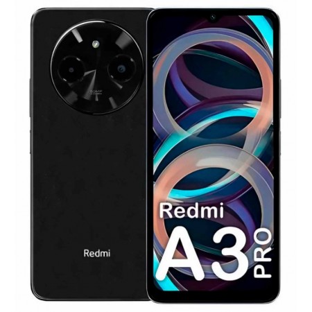 Celular Xiaomi Redmi A3 Pro 128GB /4GB RAM /Dual SIM /Tela 6.88 /50MP - Black (Global)