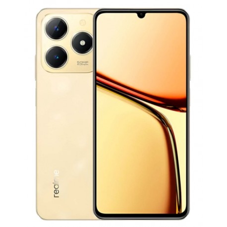 Celular Realme C61 RMX3930 256GB /8GB RAM /Dual SIM /NFC /Tela 6.74 /50MP- Dorado(Anatel)