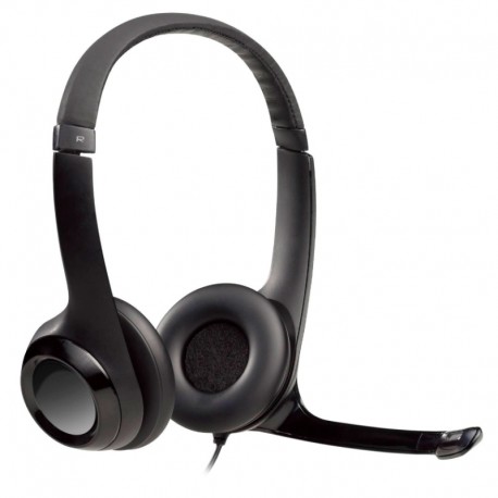 Headset Logitech H390 USB - Preto (981-000014)