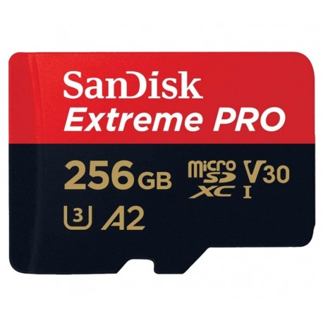 Cartão de Memória Micro SD Sandisk Extreme Pro 256GB 140MBS - (SDSQXCD-256G-GN6MA)