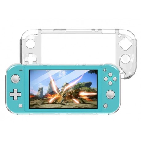 ESTUCHE PROTECTOR PARA NINTENDO SWITCH LITE FRENTE Y VERSO - TRANSPARENTE (YH-40)