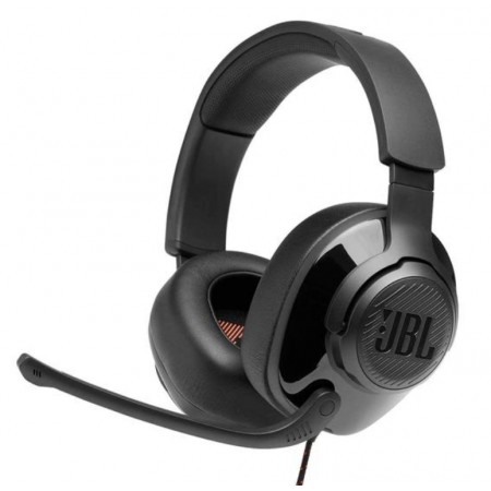 HEADSET JBL QUANTUM 200 COM FIO / OVER-EAR COM MICROFONE - PRETO