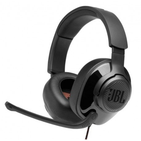 HEADSET JBL QUANTUM 200 CON CABLE / OVER-EAR CON MICROFONE - NEGRO