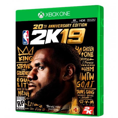 JUEGO NBA 2K19 20TH ANNIVERSARY EDITION XBOX ONE