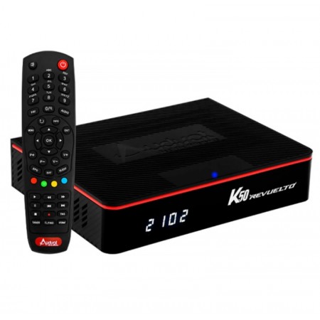 Receptor Audisat K50 Revuelto Full HD WiFi - Negro