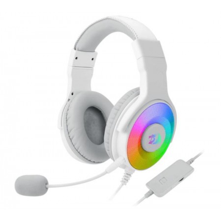 HEADSET REDRAGON PANDORA USB / RGB / COM ADAPTADOR - BRANCO (H350W-RGB)