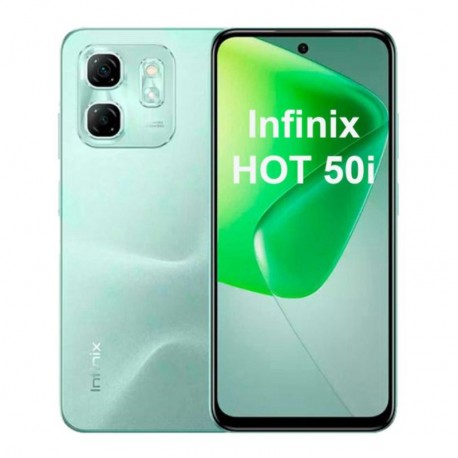 Celular Infinix Hot 50i X6531 4G 256GB /4GB RAM /Dual Sim /Tela 6.7 /Cam 48MP - Green