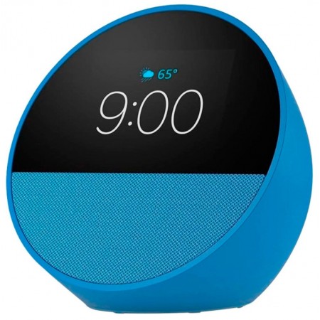 Amazon Echo Spot 2024 Smart Alarm Clock Alexa - Azul