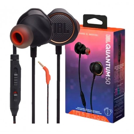 Auricular JBL Quantum 50 Con Cable / Con Microfono - Black