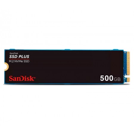 SSD M.2 SanDisk Plus 500GB NVme PCIe 3.0 - SDSSDA3N-500G-G26