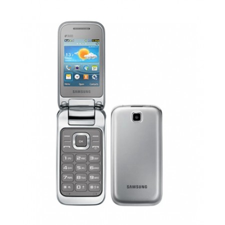 Celular Samsung GT-C3592 / Quad Band/ MP3/ 1.3MP/ 2.4"/ Micro SD/ 3.5mm - Prata