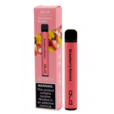 Vape Desechable ALD 600 Puff - Strawberry Banana