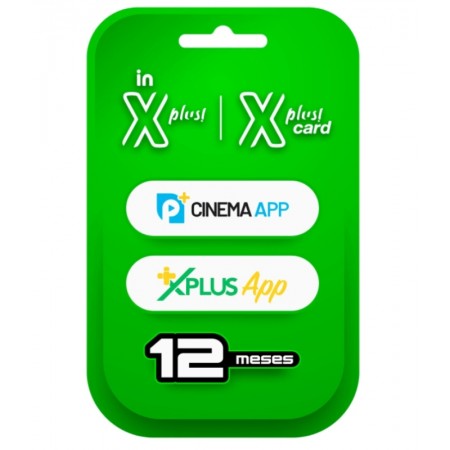 Tarjeta de Ativacion in Xplus Card IPTV Xplus App + Cinema App - 12 meses