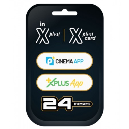 Tarjeta de Ativacion in Xplus Card IPTV Xplus App + Cinema App - 24 meses