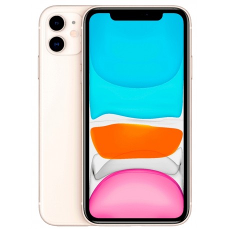 Celular Apple iPhone 11 A2221 64GB / 4GB RAM / 6.1 / Câm 12MP - Blanco(Caixa Slim)