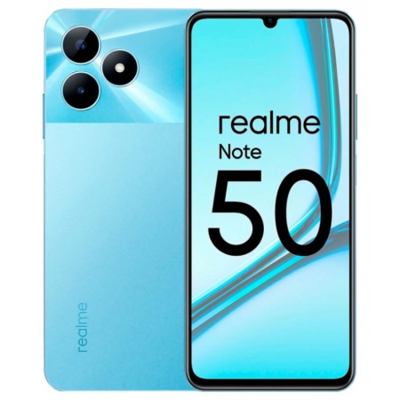 Celular Realme Note 50 RMX3834 64GB /3GB RAM /Dual SIM /Tela 6.74 /Cam 13MP - Blue