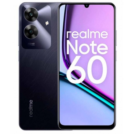 Celular Realme Note 60 RMX3933 128Gb /4GB RAM /DS /LTE /6.74 /32MP - Black (Anatel)