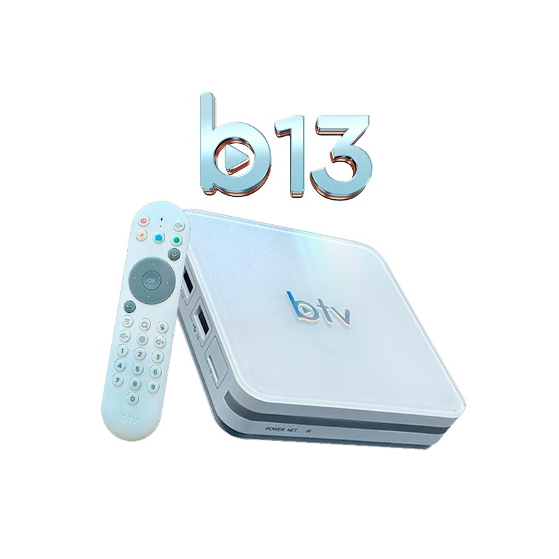 Receptor BTV B13 4K / 2GB RAM/ 16GB/ IPTV/ VOD/ Wifi-5G/ Android 11 -  Blanco - Super Games