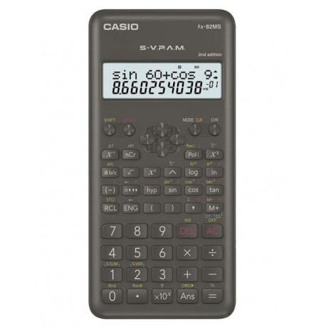 Calculadora Cientifica Casio FX-85MS-2-W Plus - Negro