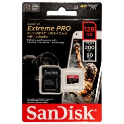 Tarjeta de Memória Micro SD Sandisk Extreme Pro 128GB / 200MBS (SDSQXCD-128G-GN6MA)