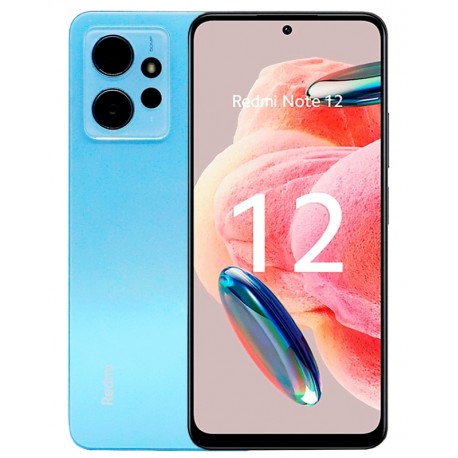 Celular Xiaomi Redmi Note 12 4G 128GB/ 4GB RAM/ Dual SIM/ 6.67/ Câm 50MP -Ice Blue(Global)