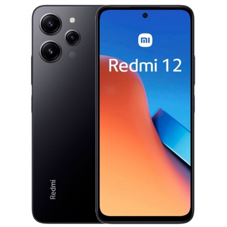 Celular Xiaomi Redmi 12 128GB / 4GB RAM / Dual SIM / Tela 6.79 / Câm 50MP - Negro