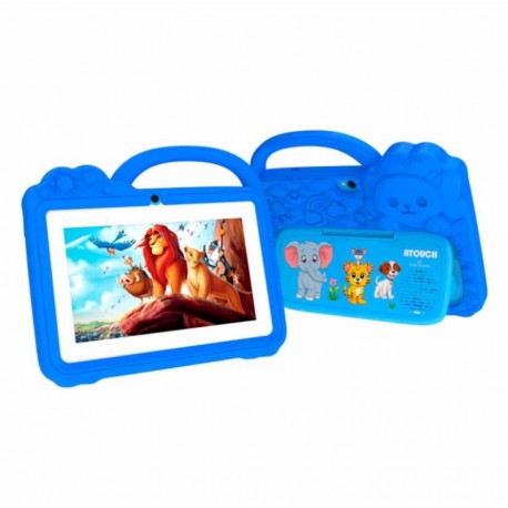 Tablet Atouch Q40 Kids 5G 256GB /8GB RAM /Dual SIM /WiFi /Tela 7 /13MP + Capa - Blue