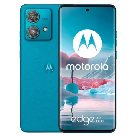 Celular Motorola Edge 40 Neo 5G XT2307-1 256GB /12GB RAM /Tela 6.55 /50MP - Azul