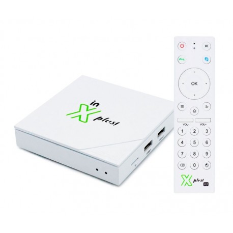 Receptor Interbras Xplus 8K V3 16GB / 2GB RAM / IPTV / Android 10 - Blanco