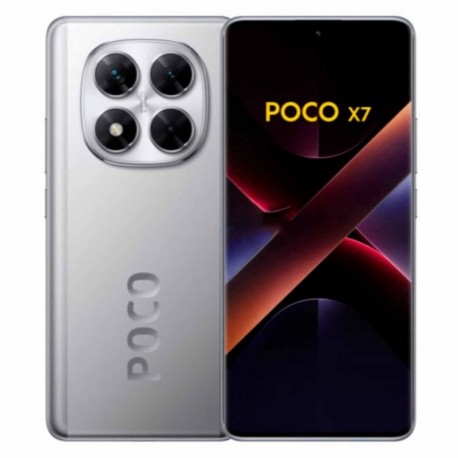 Celular Xiaomi Poco X7 5G 256GB /8GB RAM /Dual SIM /Tela 6.67 /50MP - Prata (Global)