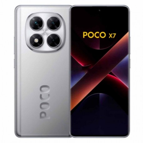 Celular Xiaomi Poco X7 5G 512GB /12GB RAM /Dual SIM /Tela 6.67 /50MP - Plateado(Global)