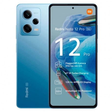 Celular Xiaomi Redmi Note 12 Pro 5G 128GB /8GB RAM /Dual SIM / 6.67 /50MP - Azul (Chinês)