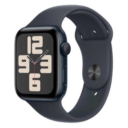 Apple Watch SE 2 MXEJ3LL/A Caixa Alumínio 44mm Meia Noite - Esportiva Meia Noite S/M