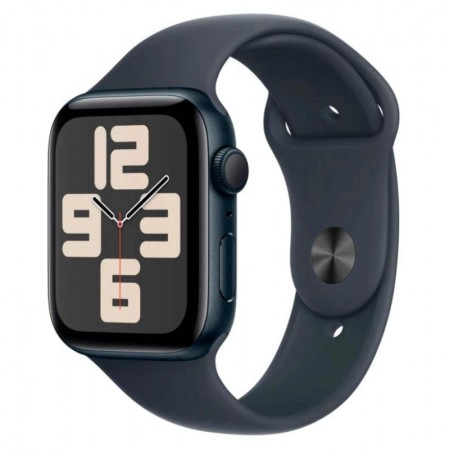 Apple Watch SE 2 MXEK3LL/A Caixa Alumínio 44mm Meia Noite - Esportiva Meia Noite