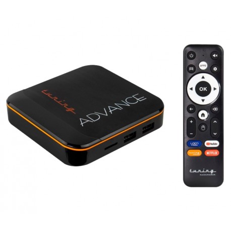 Receptor Tuning Advance-B 4K / 2GB RAM/ 16GB/ IPTV/ Ondemand Loon Wifi/ Bluetooth - Negro