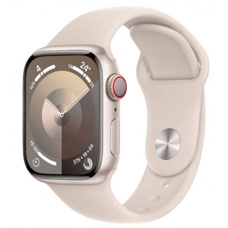 Apple Watch S9 GPS / Oximetro 41MM MR8U3LL/A - Starlight Sport Band (M/L)