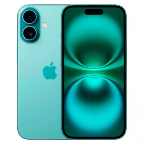 Celular Apple iPhone 16 A3287 HN 128GB /8GB RAM /Tela 6.1 / 48MP - Teal (eSIM/SIM Fisico)