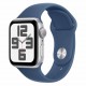 Apple Watch SE 2 MXED3LL/A Caixa Alumínio 40mm Prata - Esportiva Azul M/L