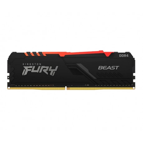 Memória RAM Kingston Fury Beast 16GB / DDR4 / 3200 MHz / RGB - (KF432C16BBA/16)