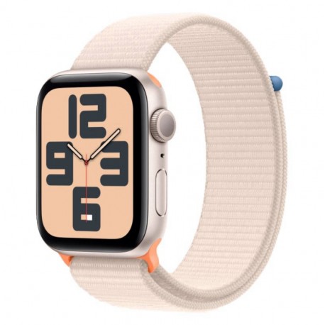 Apple Watch SE 2 MRE63LL/A Caixa Alumínio 44mm Estelar - Loop Esportiva Estelar 2023