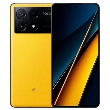 Celular Xiaomi Poco X6 Pro 5G 256GB /8GB RAM /Dual SIM / 6.67 /Cam 64MP- Amarillo (Global)