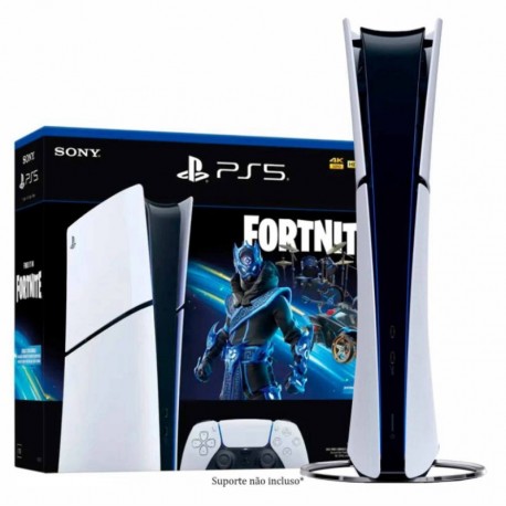 Consola Sony Playstation 5 Slim Fortnite Cobalt Star CFI-2015B Digital 4K 1TB SSD - Blanco