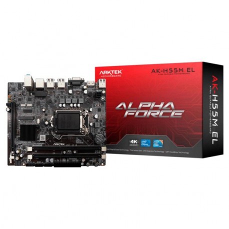 Placa Mãe Arktek AK-H55M EL DDR3 Socket LGA 1156 Chipset Intel H55 Micro ATX