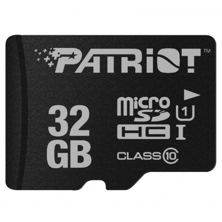 Cartão de Memória Micro SD Patriot LX Series 32GB / C10 / U1 / SDHC - (PSF32GMDC10)